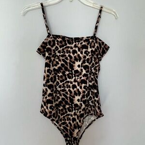 Leopard Print Bodysuit